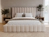 Polsterbett mit Bettkasten und Lattenrost 140x200 Rotto Beige