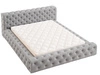 Polsterbett mit Bettkasten und Lattenrost 120x200 Palini Grau