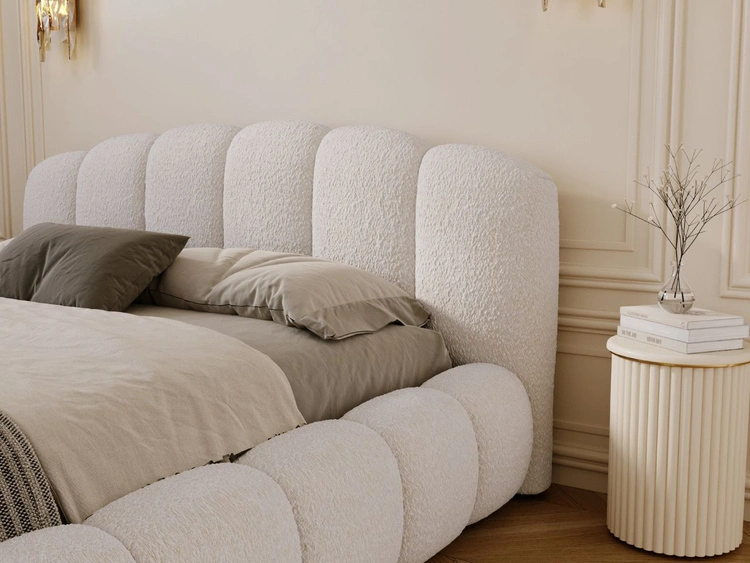 Polsterbett mit Stauraum und Lattenrost 160x200 Cloud Soft Beige