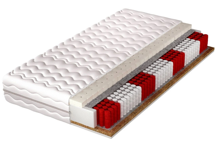 Taschenfederkernmatratze Multipocket mit Latexschaum und Kokosmatte Nuvia 180x200