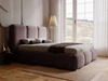 Polsterbett mit Bettkasten und Lattenrost 180x200 Bubble Braun