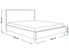 Polsterbett mit Lattenrost 140x200 Grenada Creme