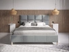 Polsterbett mit Lattenrost 180x200 Luxe Grau