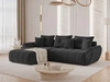 Ecksofa L-Form mit Schlaffunktion und Bettkasten Decor L Anthrazit