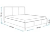 Polsterbett mit Lattenrost 180x200 Trio Dunkelgrau