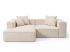Ecksofa L Links Vellaro Beige