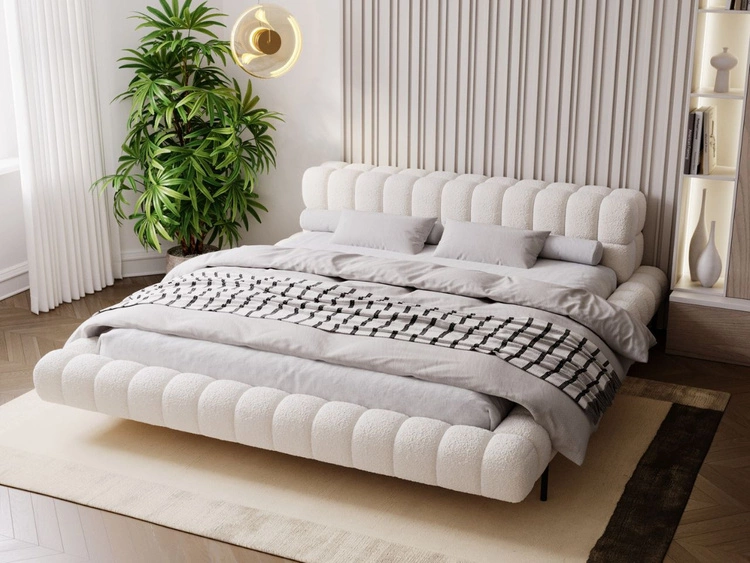 Polsterbett mit Lattenrost 120x200 Imagine Beige
