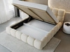 Polsterbett mit Bettkasten und Lattenrost 200x200 Modo Beige