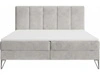 Boxspringbett mit Bettkasten 160x200 Vendi grau