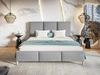 Polsterbett mit Lattenrost 180x200 Trio Grau