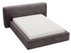 Polsterbett mit Bettkasten und Lattenrost 160x200 Monza Dunkelgrau