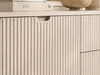 Kommode mit Türen und Schubladen Viva Beige auf Golden Beinen