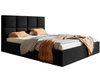 Polsterbett mit Bettkasten und Lattenrost 160x200 Malo Schwarz