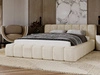 Polsterbett mit Bettkasten und Lattenrost 180x200 Ibiza Beige