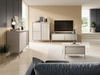 TV-Lowboard mit Türen 153 cm Sorano Beige