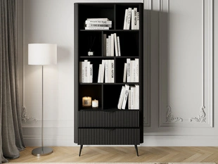  Regal mit Schubladen Latina Schwarz
