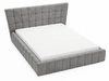 Polsterbett mit Bettkasten und Lattenrost 160x200 Paris Grau