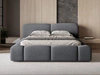 Polsterbett mit Bettkasten und Lattenrost 180x200 Aubi Dunkelgrau