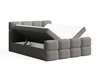 Boxspringbett mit Bettkasten 160x200 Rivon Grau