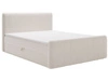 Boxspringbett mit Bettkasten 180x200 Osteno Creme