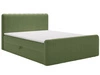 Boxspringbett mit Bettkasten 160x200 Osteno Grün