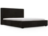Polsterbett mit Bettkasten und Lattenrost 120x200 Malmo Braun