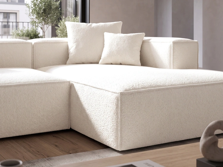 Ecksofa L Rechts Vellaro Creme