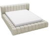 Polsterbett mit Bettkasten und Lattenrost 160x200 Italia Beige