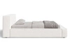 Polsterbett mit Bettkasten und Lattenrost 160x200 Mali Creme