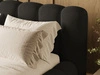 Polsterbett mit Bettkasten und Lattenrost 140x200 Averia Schwarz