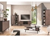 Couchtisch Nemi Schwarzer Graphit Braun