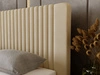 Polsterbett mit Bettkasten und Lattenrost 200x200 Malmo Beige