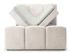 Boxspringbett mit Bettkasten 180x200 Campi Creme