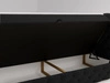 Boxspringbett mit Bettkasten 180x200 Canolo Schwarz