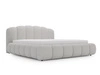 Polsterbett mit Stauraum und Lattenrost 200x200 Cloud Soft Grau