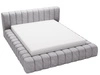 Polsterbett mit Bettkasten und Lattenrost 140x200 Italia Grau