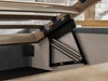 Polsterbett mit Bettkasten und Lattenrost 120x200 Tonale Dunkelblau