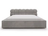 Polsterbett mit Bettkasten und Lattenrost 160x200 Plaza Grau