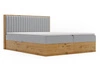 Boxspringbett mit Bettkasten 140x200 Forest Hellgrau