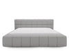 Polsterbett mit Bettkasten und Lattenrost 120x200 Alicante Boucle Grau