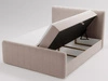 Boxspringbett mit Bettkasten 160x200 Osteno Beige