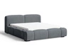 Polsterbett mit Bettkasten und Lattenrost 180x200 Aubi Dunkelgrau