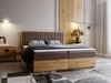 Boxspringbett mit Bettkasten 140x200 Forest Braun
