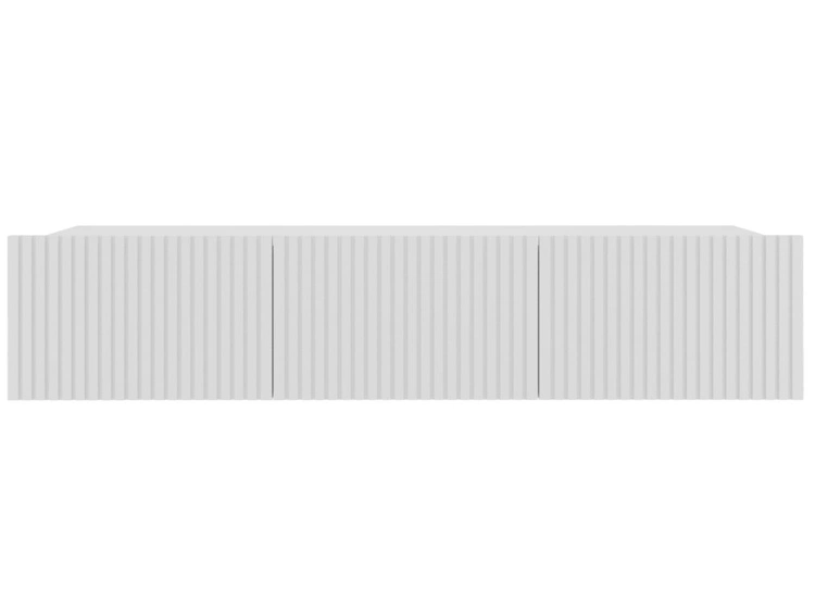 TV-Lowboard mit Türen 150 cm Kioto Weiß matt