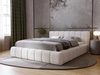 Polsterbett mit Bettkasten und Lattenrost 160x200 Orio Beige