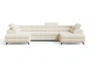 Wohnlandschaft mit Schlaffunktion und Bettkasten Argon Beige