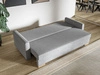 Schlafsofa mit Bettfunktion und Bettkasten Pori Beige