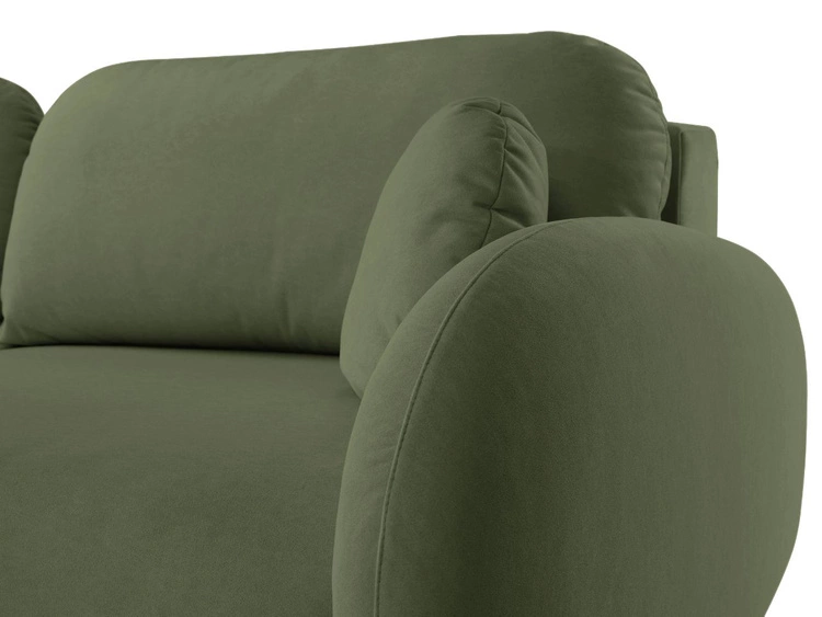 Schlafsofa mit Bettfunktion und Bettkasten Alta Grün