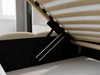 Polsterbett mit Bettkasten und Lattenrost 140x200 Modo Beige
