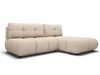Ecksofa mit Schlaffunktion und Bettkasten Rechts Milet Beige